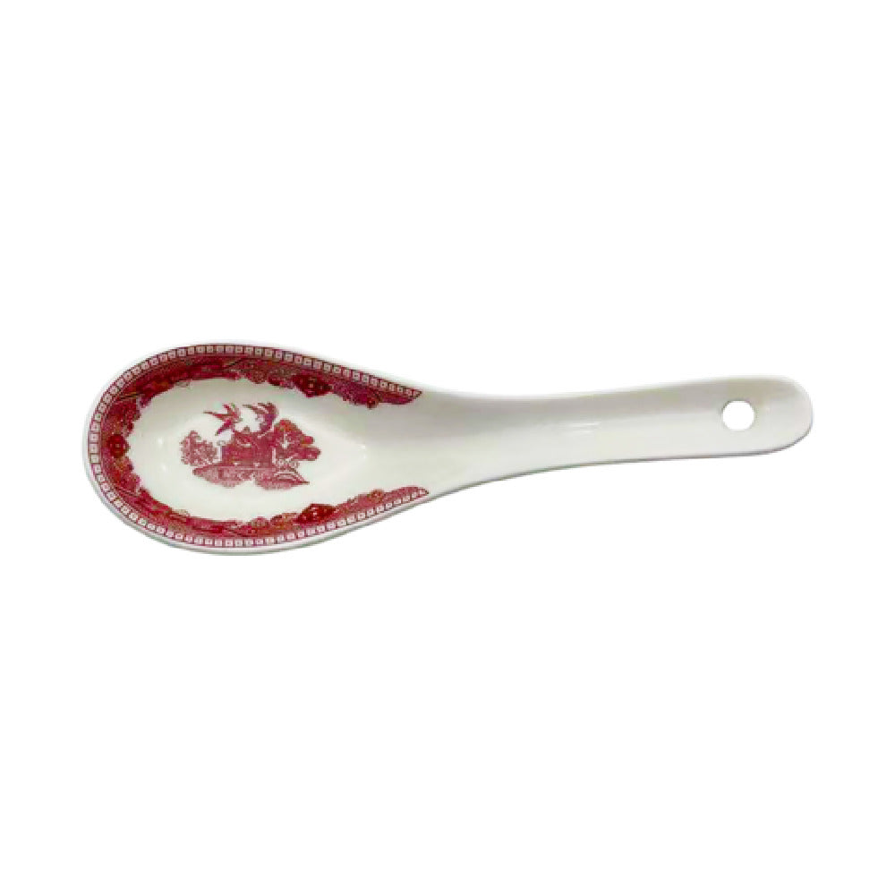Cameo China 688-09 Pink Willow Spoon 5-1/2" X 1-7/8" X 2-3/8"H (14 Cm X 4.8 Cm X 6 Cm)