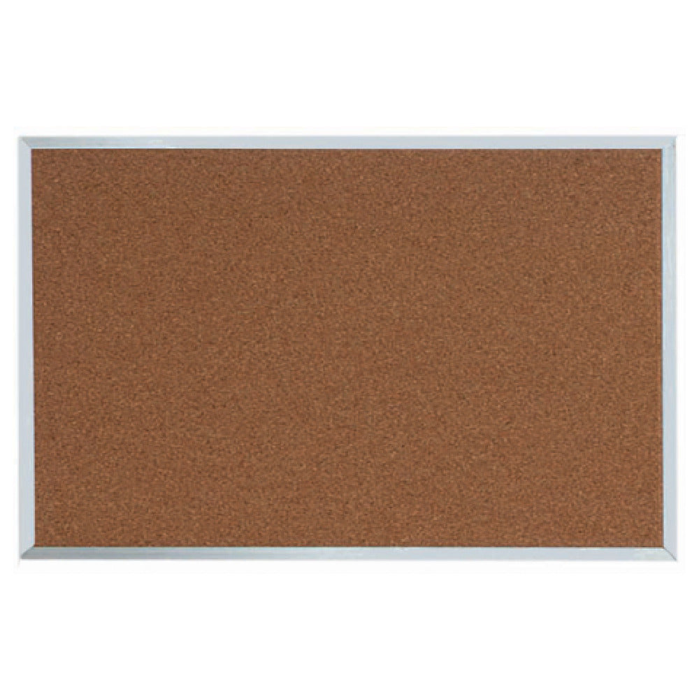 Aarco DB2436 Bulletin Board 36"W X 24"H Natural Pebble Grain Cork