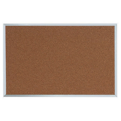 Aarco DB2436 Bulletin Board 36"W X 24"H Natural Pebble Grain Cork