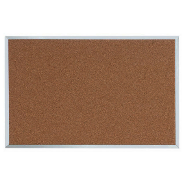 Aarco DB2436 Bulletin Board 36"W X 24"H Natural Pebble Grain Cork