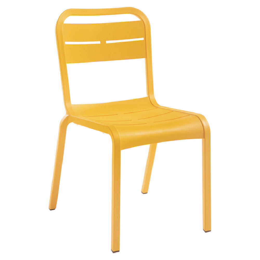 Grosfillex UT011737 Cannes Stacking Side Chair Indoor/outdoor Use Contoured