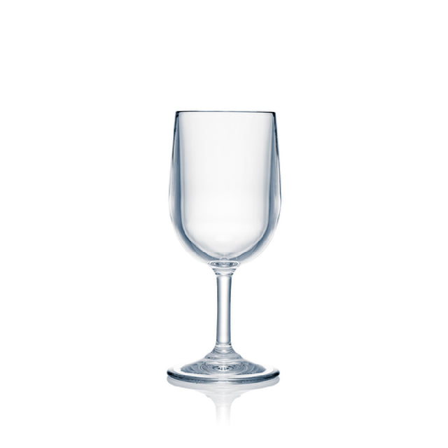 Steelite N406803 Strahl® Design Classic Wine Goblet 8-1/2 Oz. (H 6-7/8" M 3" T 3" B 3") Shatter Proof