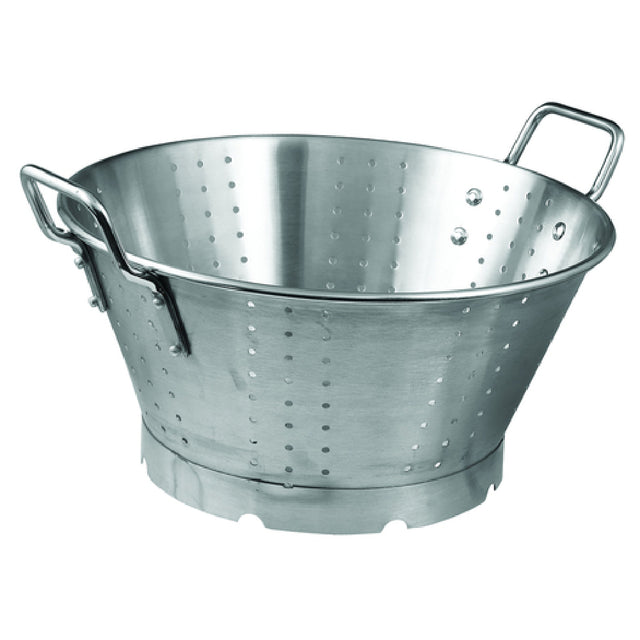 Winco SLO-16 Colander 16 Qt. 16-1/2" Dia. X 7-1/2"