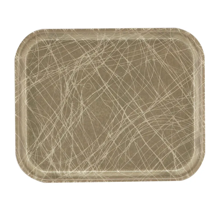 Cambro 810215 Camtray® Rectangular 8" X 9-7/8" Abstract Gray