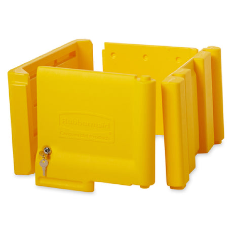 Rubbermaid FG618100YEL - Janitor Cart Locking Cabinet, For 6173 & 6173-02 Carts, Assembly Required