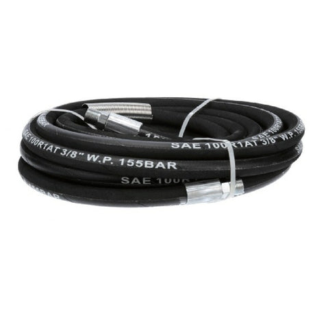 T&S Brass 5HR-2HSE-35 3/8 X 35' Equip Hose Black Medium Pres