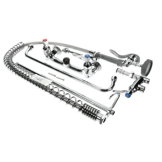 T&S Brass B-0133-ADF16-B Easyinstall Pre Rinse Unit 8 Wall Mount