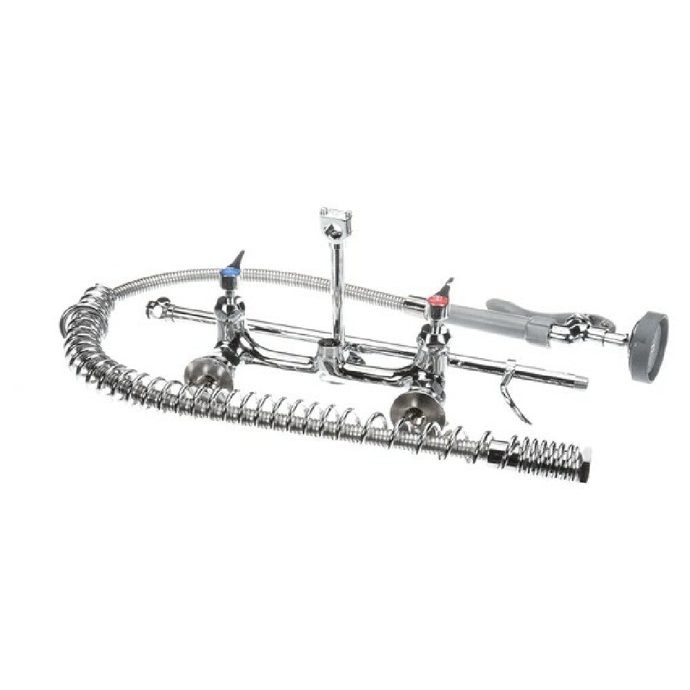 T&S Brass B-0133-CR-B Pre Rinse Easyinstall 8 Wall Mount Fau