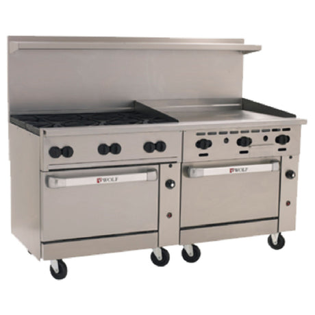 Wolf C72SS-6B36GT_LP Challenger XL™ Restaurant Range 72" Gas