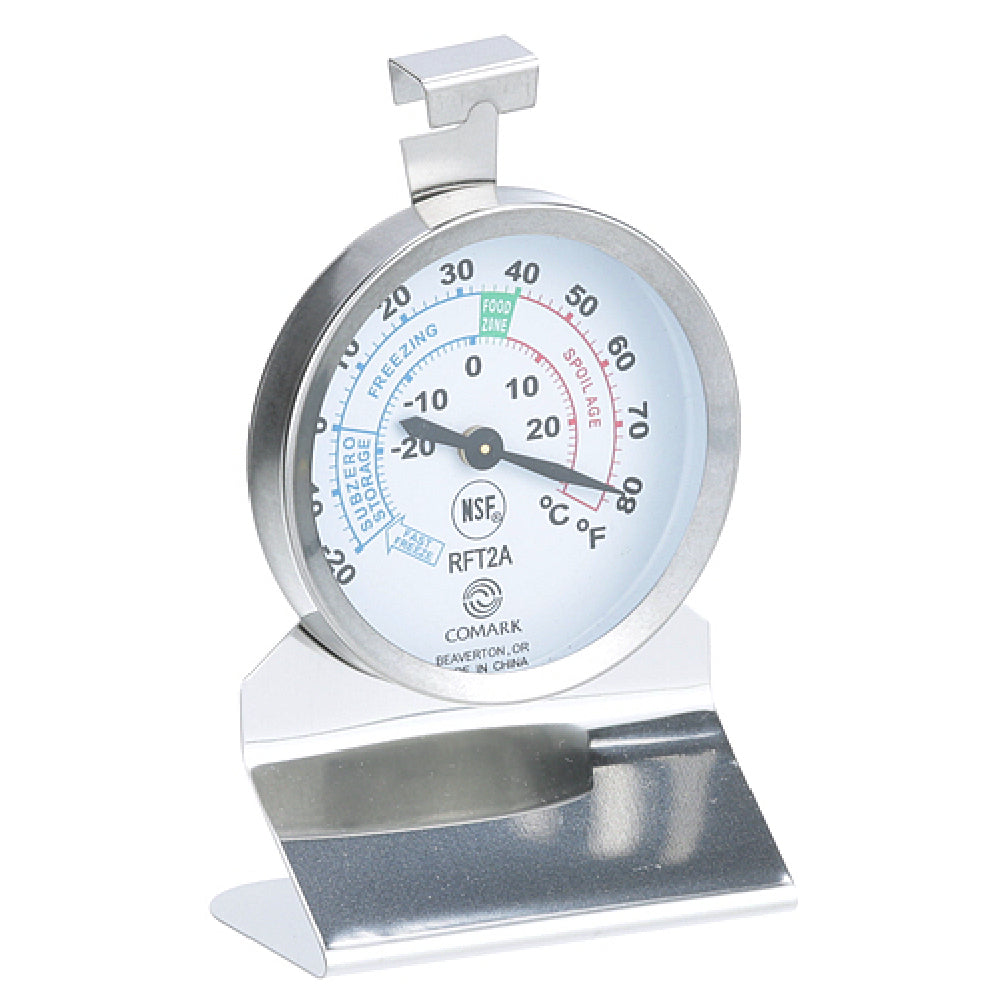 Comark RFT2A Refrigeration Thermomete 2.25 X 2.25" 20 To 80f
