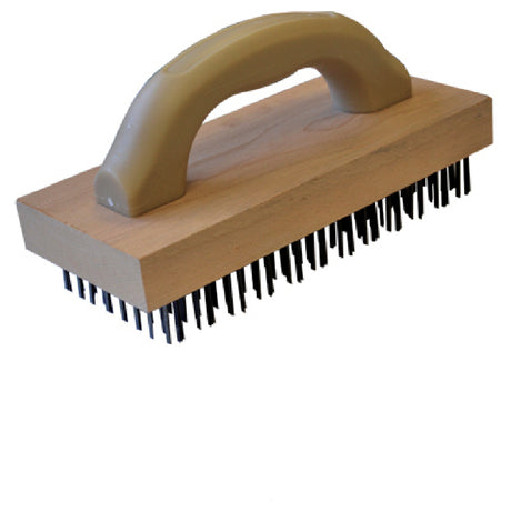 Omcan 10450 (10450) Wooden Block Brush #15H With Handle