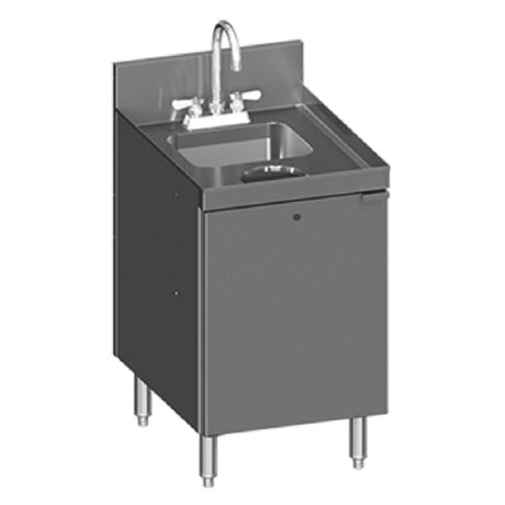 Glastender C-SC-18-LD CHOICE Sink Cabinet 18"W X 24"D Open Front Cabinet