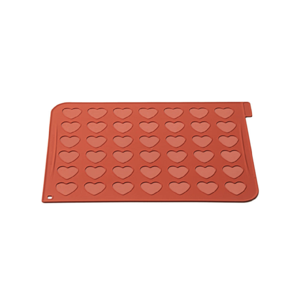 Louis Tellier MAC03 Silicone Mats Air Mat (42) Brick Shape Heart 300mm X 400mm