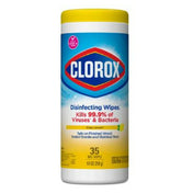 AllPoints 8136304 Clorox Lemon Fresh Wipes 35 Count 12 Per Case