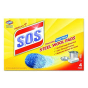 AllPoints 8136306 Steel Wool Soap Pads 4 Count
