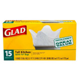 AllPoints 8136311 Glad 13 Gal Trash Bags Quick Tie