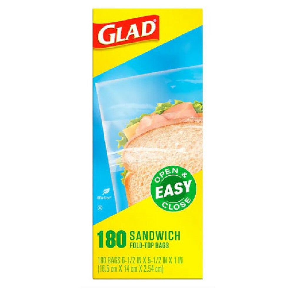 AllPoints 8136315 Glad Fold Top Sandwich Food Storage