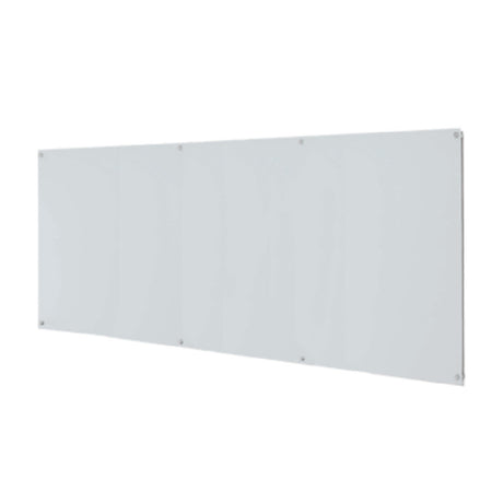 Aarco 6WGB4896NT Pure Glass Markerboard Wall Mount 96"W X 48"H