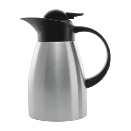 Service Ideas KVP1000 Service Ideas Stainless Touch Carafe Push Botton Lid Vacuum Insulated