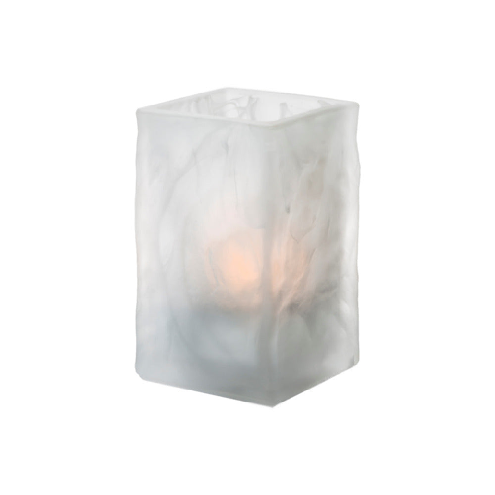 Hollowick 5188SC Glacier™ Votive Lamp 2-3/4"W X 4-5/8"H Square