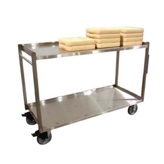 Piper Products ITD-4736 - Correctional Tray Delivery Cart, 2-shelf, 64-1/2"W X 28"D X 47"H