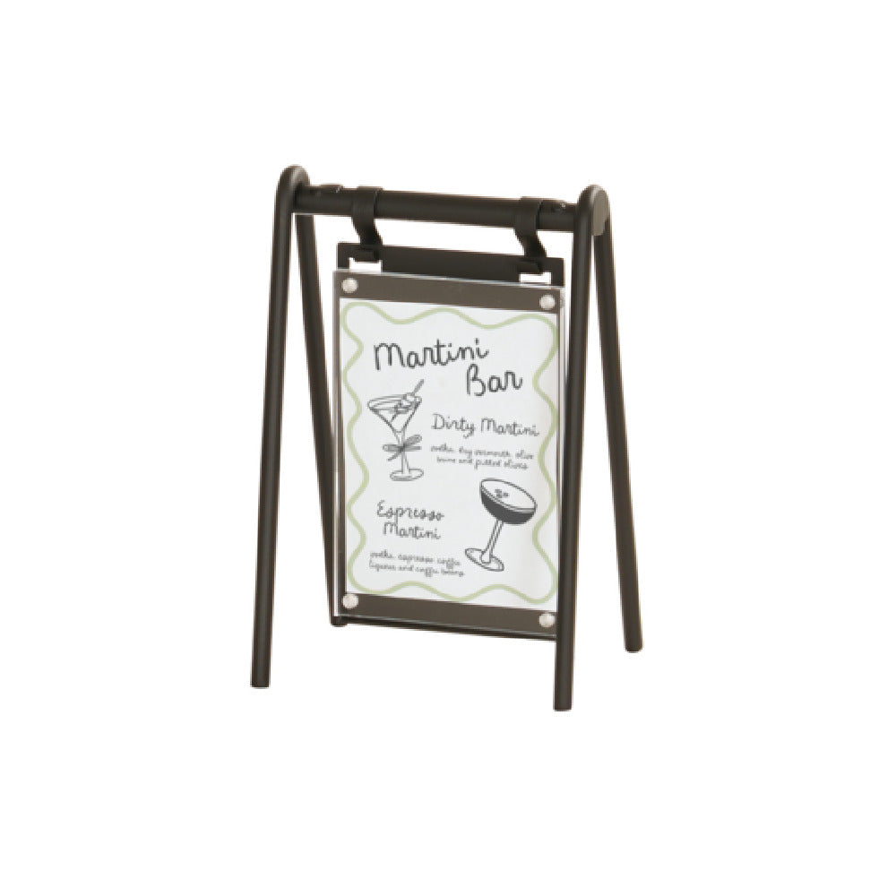 Cal Mil 23160-47-13 Onyx Hanging Signage 5.5"W X 3"D X 10"H Rectangular