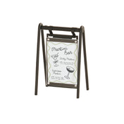 Cal Mil 23160-47-13 Onyx Hanging Signage 5.5"W X 3"D X 10"H Rectangular