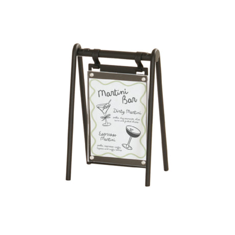 Cal Mil 23160-47-13 Onyx Hanging Signage 5.5"W X 3"D X 10"H Rectangular