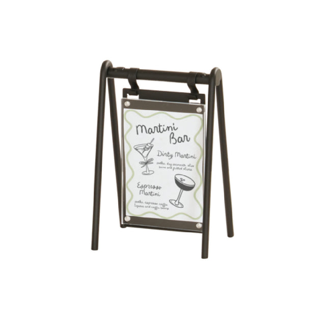 Cal Mil 23160-47-13 Onyx Hanging Signage 5.5"W X 3"D X 10"H Rectangular