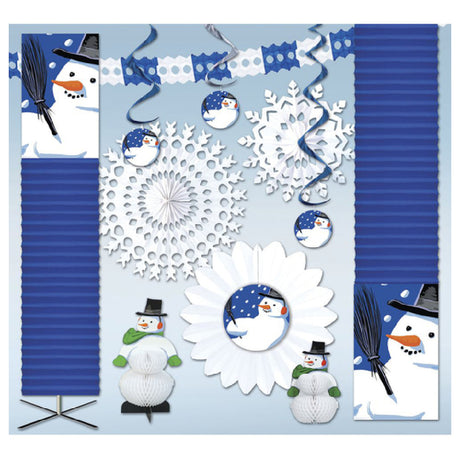 Hubert 56439 - Decoration Kit, Cheery Snowmen, 3000 Sq. Ft.