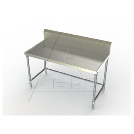 AERO Manufacturing 1TGBX-2460 Aerospec™ Work Table 60"W X 24"D X 45"H 14/304 Stainless Steel Top With (2) Stainless Steel Box Channels