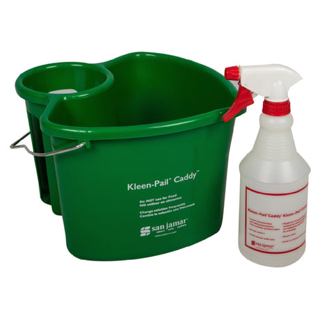 Carlisle KP500 San Jamar Kleen-Pail® Caddy™ Includes (1) 4 Qt. Pail And (1) 24 Oz. Spray Bottle