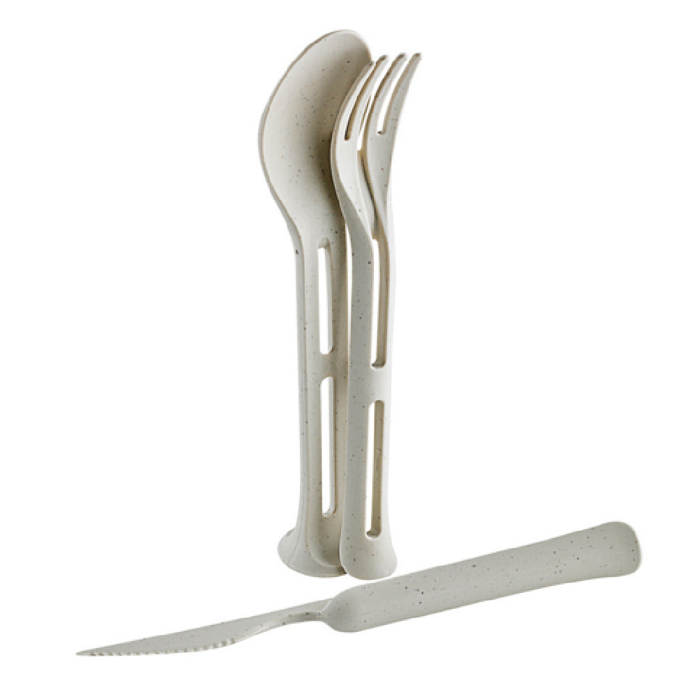 PacknWood 294WCVSTAND - HUSKLY Stand Up Cutlery Kit, 3.74"W X 19.68"D X 7.08"H, Reusable