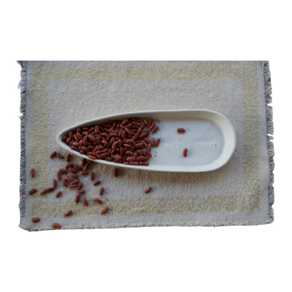 By The Earth Living SP061 Boat Platter 14" X 5" Speckled