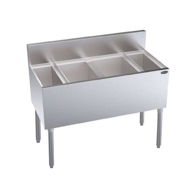 Krowne KR19-MS40C Royal Series Underbar Speed Multi Station 40" Overall Size 24" Center Ice Bin