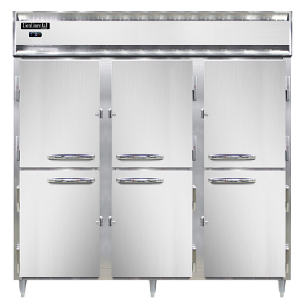 Continental Refrigerator DL3F-SA-HD Designer Line Freezer Reach-in Three-section
