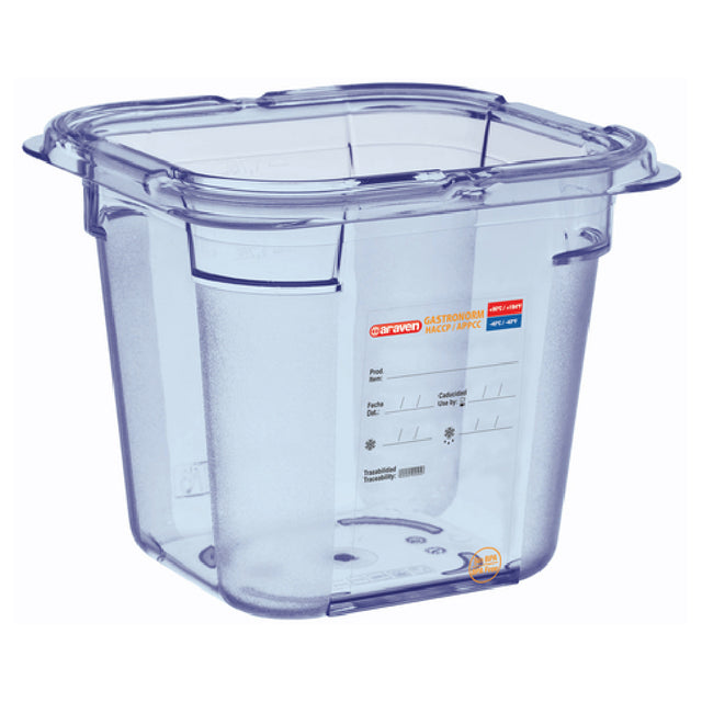 Carlisle 07798 Araven Food Pan 2.2 Qt. 6-15/16" X 6-3/8" X 6"