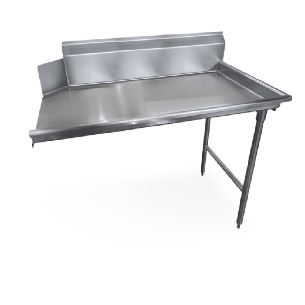 Steel Works Stainless SWCDT-60R Clean Dish Table 30" X 60" X 43-3/4"H 16ga/304 Stainless Steel