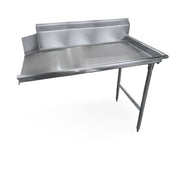Steel Works Stainless SWCDT-72R Clean Dish Table 30" X 72" X 43-3/4"H 16ga/304 Stainless Steel