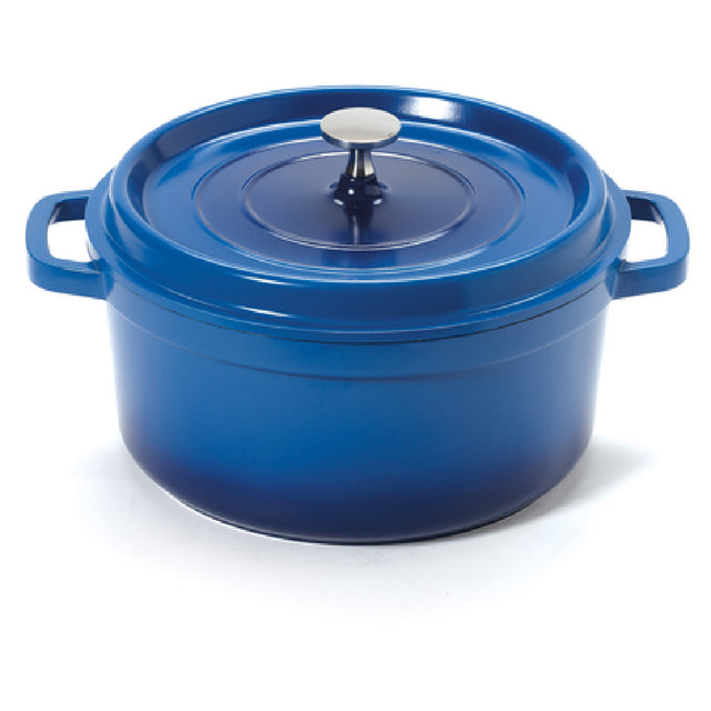 GET Enterprises CA-012-CB/BK Heiss™ Induction Dutch Oven 4-1/2 Qt. (5 Qt. Rim Full) 9-1/2" Dia. X 4-1/4"H