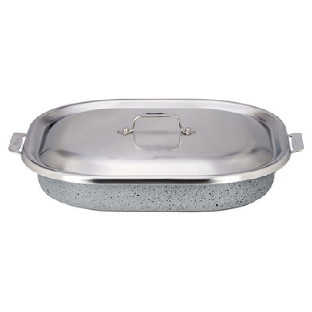 Bon Chef 60023CLDSTARLIGHT HotStone Cucina Pan 5 Qt. 15-3/4" X 11-7/8" X 2-7/8" H