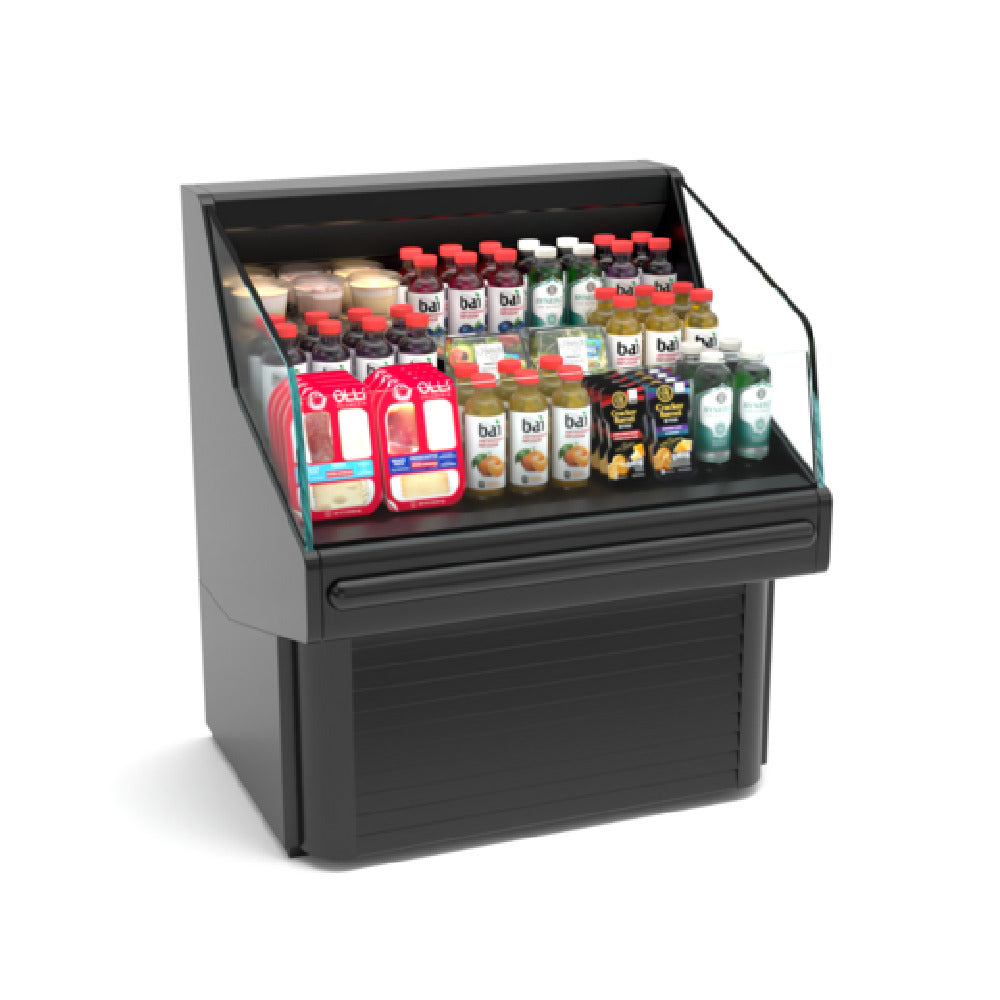 Hussmann SHM3A-QS (Quick Ship) MicroSC™ Horizontal Open Merchandiser 36" W 3-step Shelf Configuration