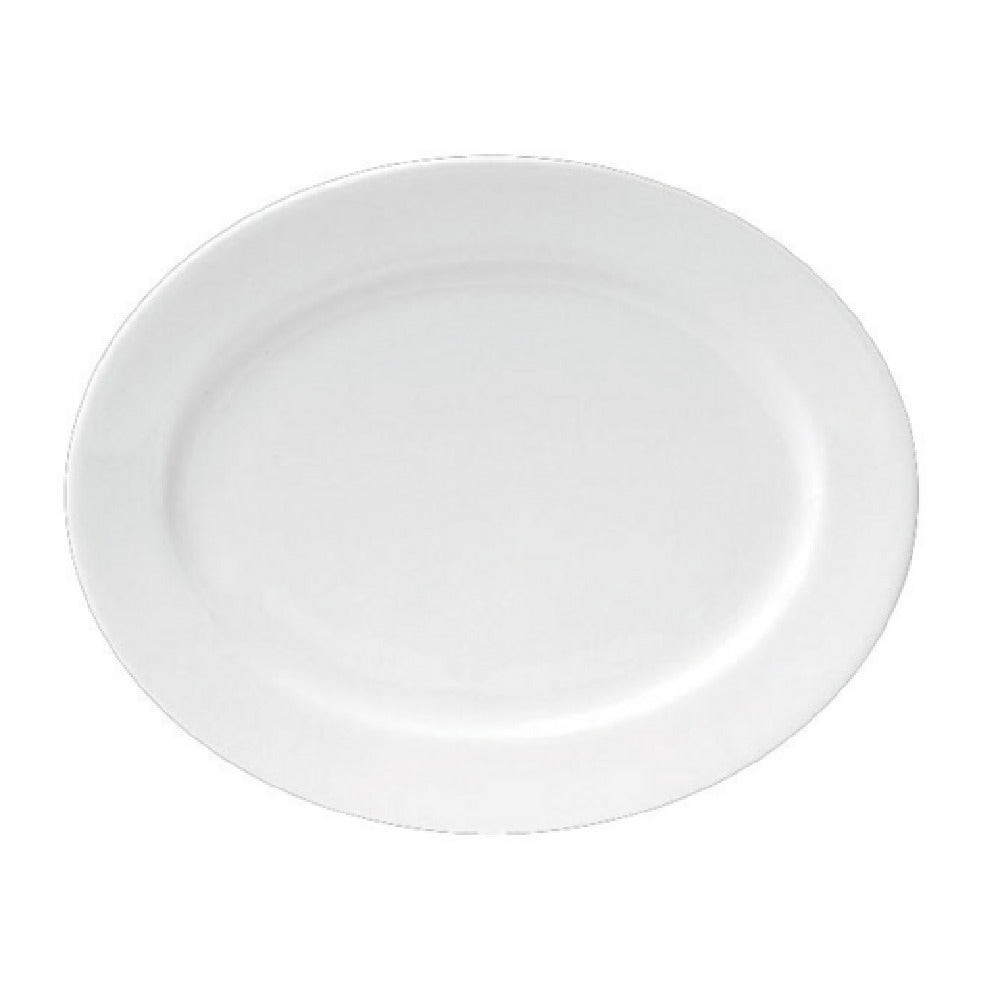 Steelite 6352MP75 - Oval Plate, 9.5", Simple Plus