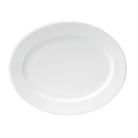 Steelite 6352MP75 - Oval Plate, 9.5", Simple Plus