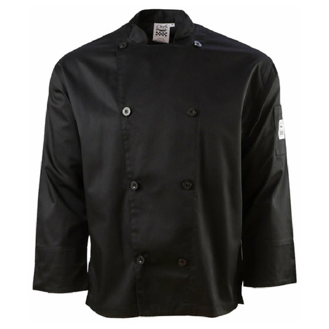 John Ritzenthaler Company J200BK-2X Chef Revival® Performance Series Jacket 2X-large Double Breasted