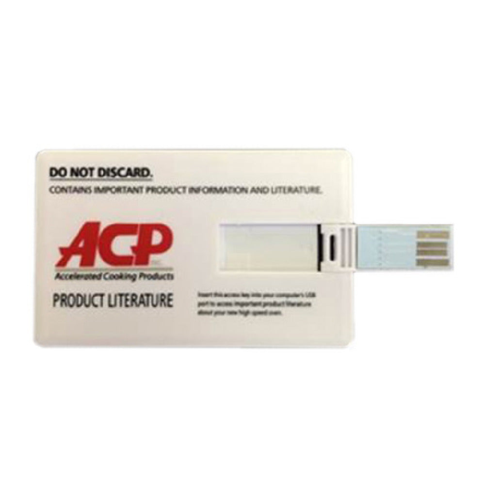 Amana WK10 Webkey Containing Product Literature For All ACP Ovens Usb Port