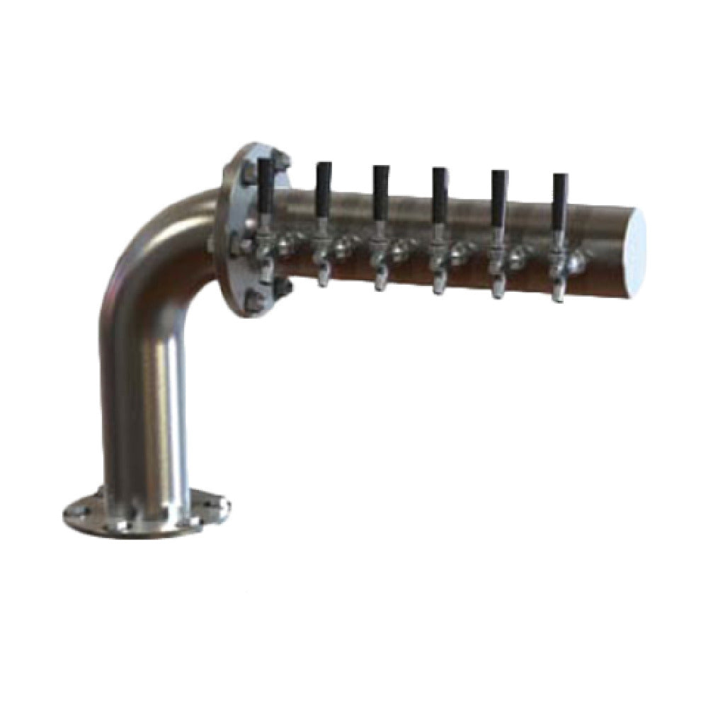 Perlick 4062-10L "L" Brew Pipe Draft Beer Tower Countertop Left Mount