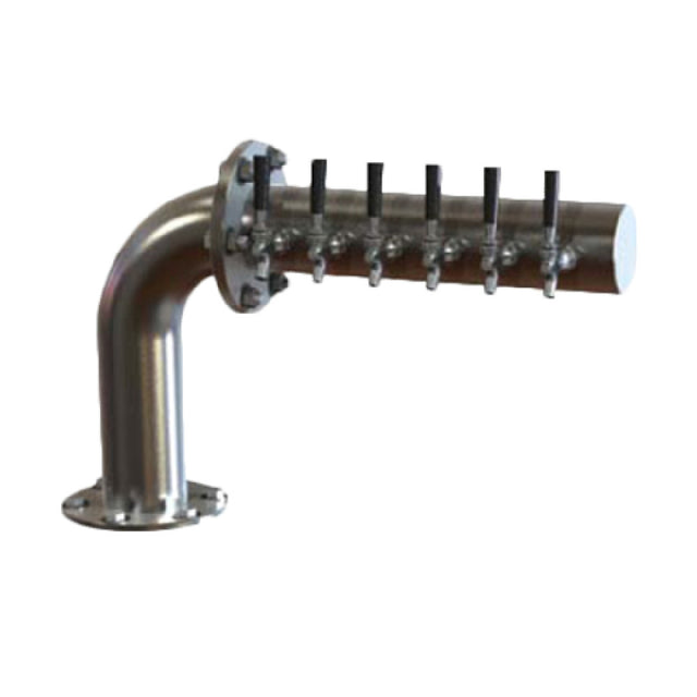 Perlick 4062-10L "L" Brew Pipe Draft Beer Tower Countertop Left Mount