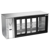 Victory VBBN72HC-F-GS-PT-S - Pass-Thru Back Bar Refrigerator, Food Rated, Three-section