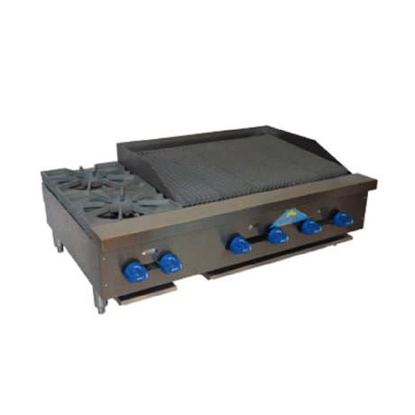 Comstock-Castle FHP42-2.5RB Char-Broiler/Hotplate Combination Countertop Gas